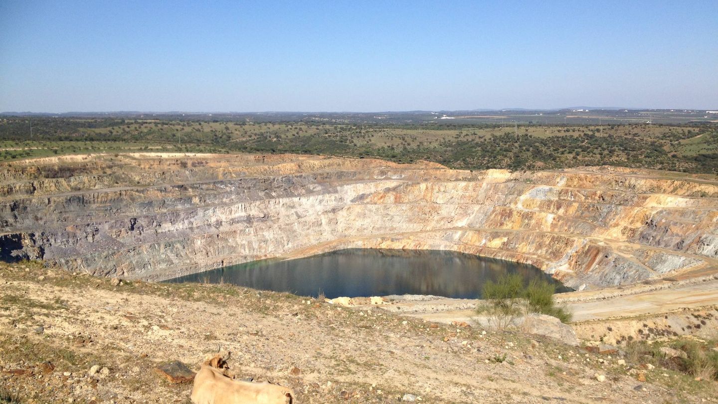Vista de la mina de Aznalcóllar. (Agustín Rivera)