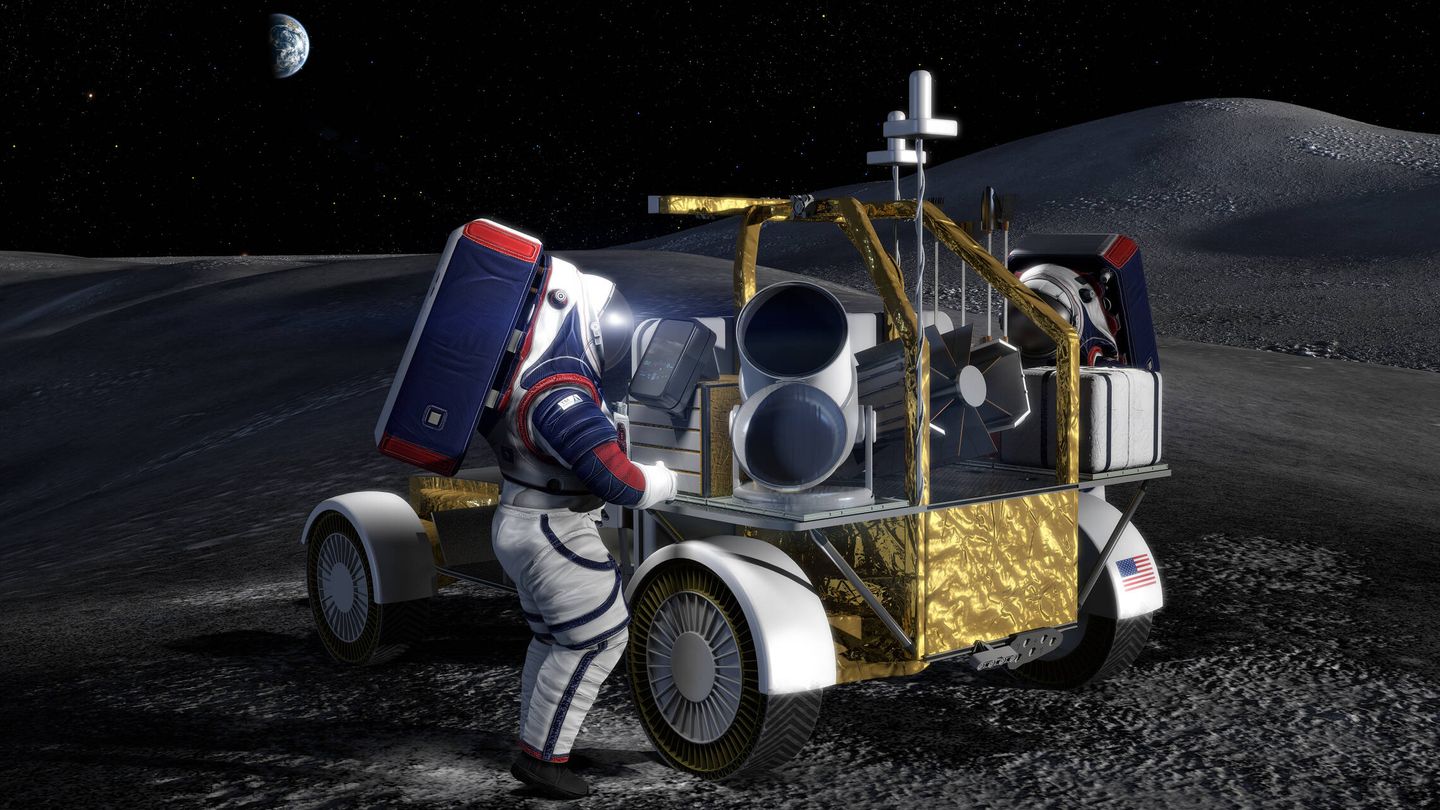 Los dos astronautas de la misión Artemis III deberán buscar 'terrenos' para una futura base lunar permanente.