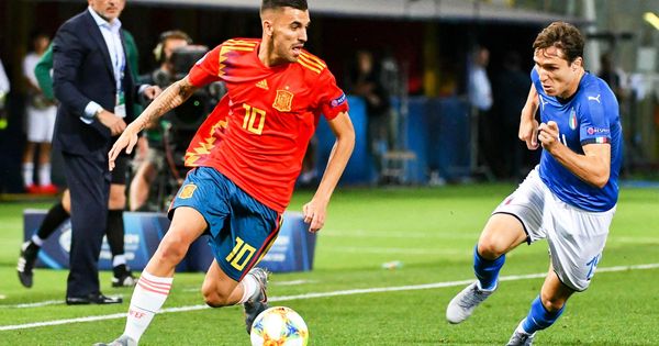 Foto: Dani Ceballos capitena la Selección española en la Eurocopa sub-21 que se está jugando en Italia y San Marino. (EFE)