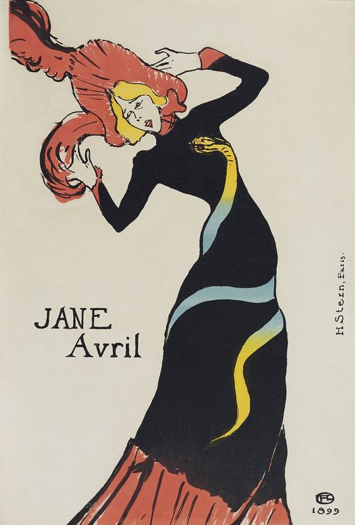 'Jane Avril', Toulouse-Lautrec (1899) (colección particular)