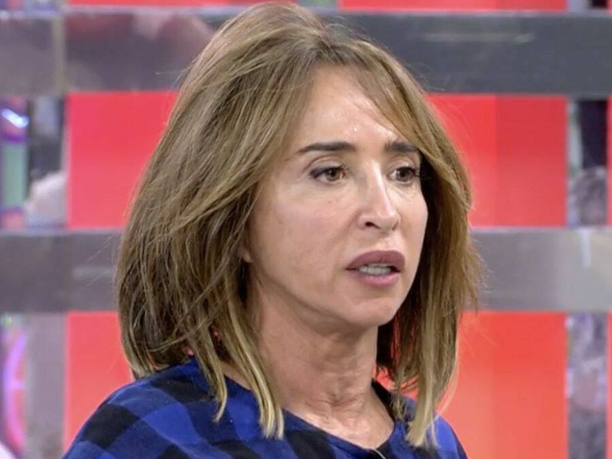 Foto: María Patiño, en 'Sálvame'. (Telecinco)