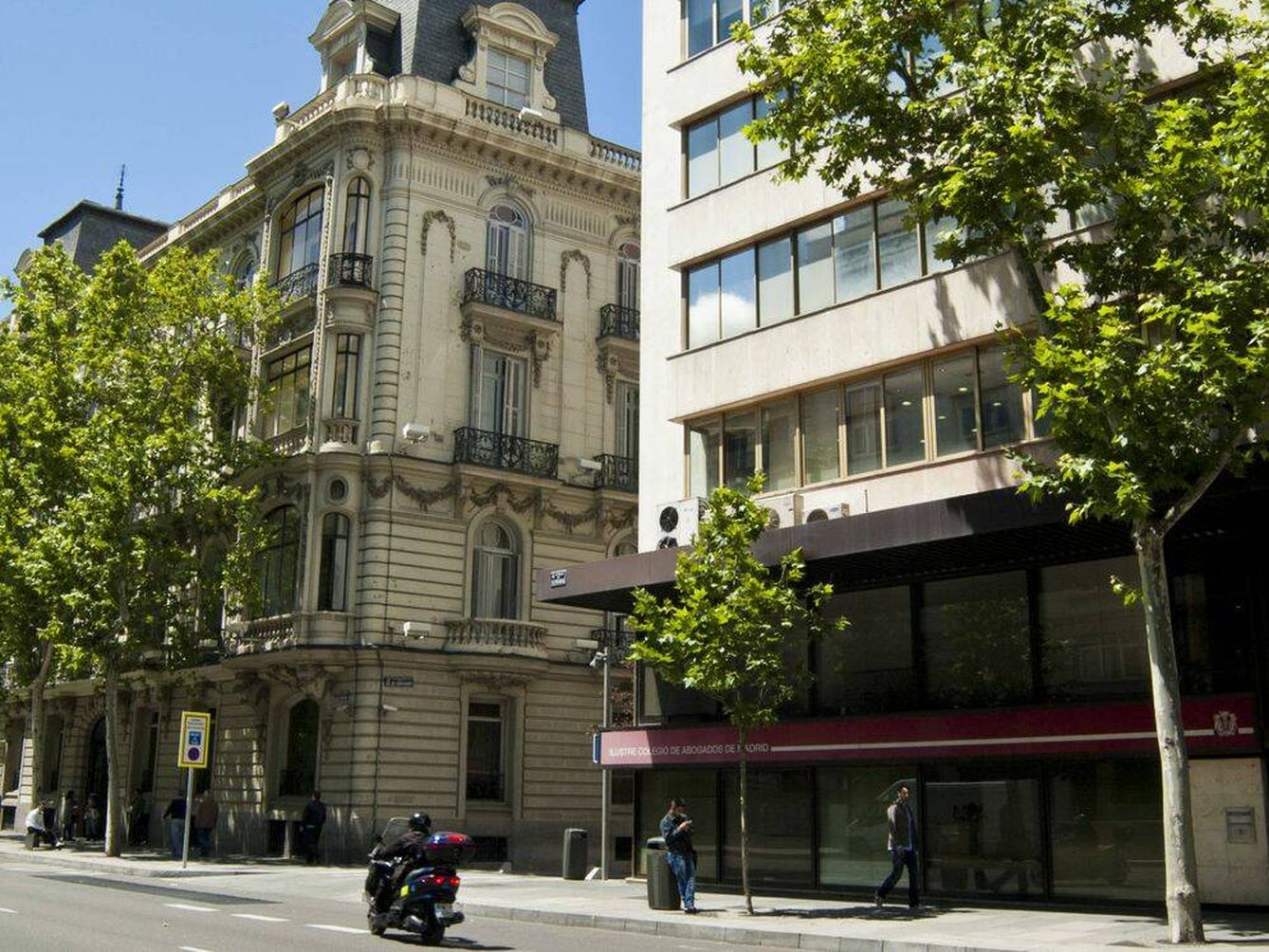Fachada del Ilustre Colegio de la Abogacía de Madrid (ICAM).