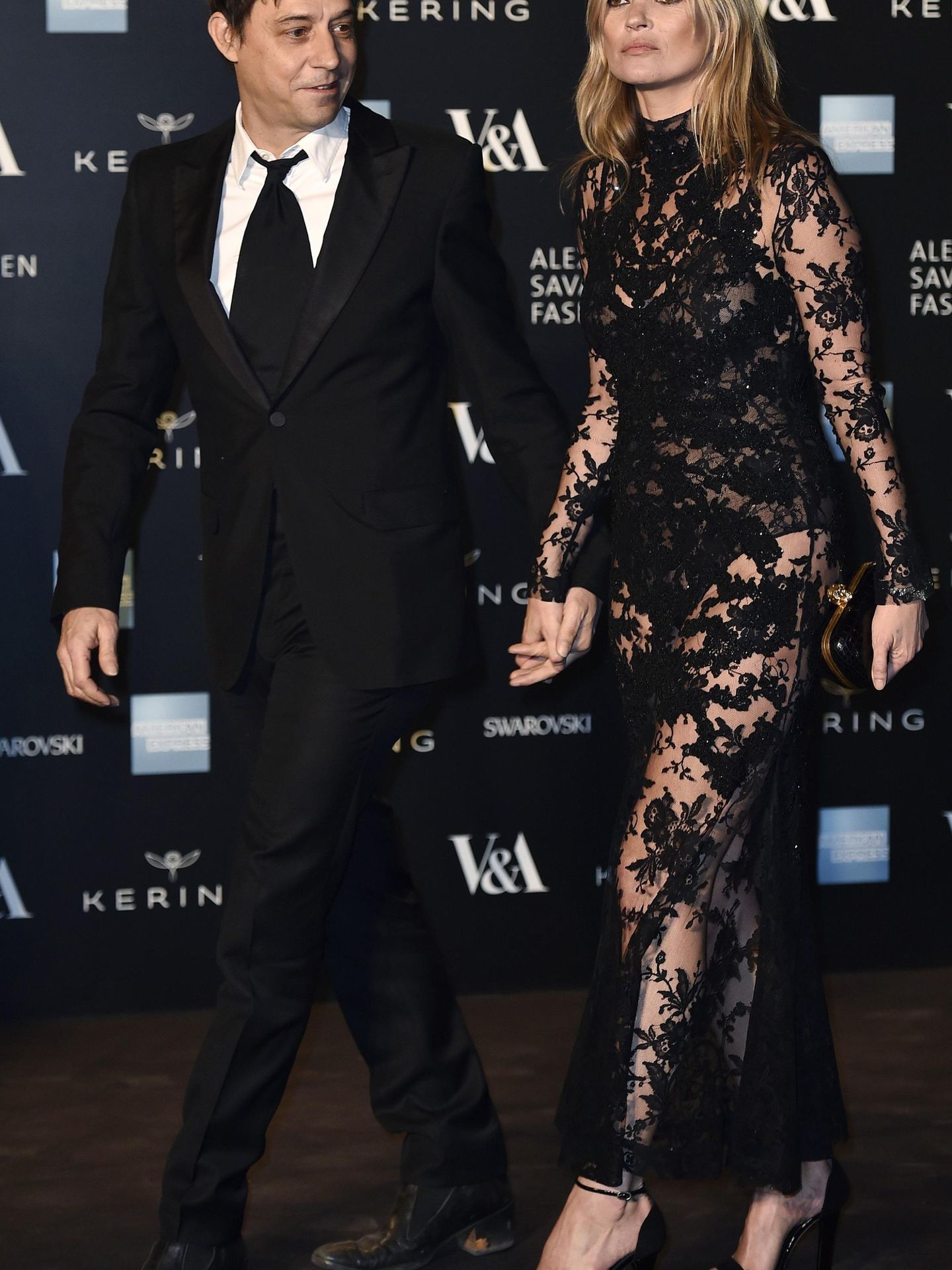 Kate Moss y Jamie Hince, en 2015. (Reuters)