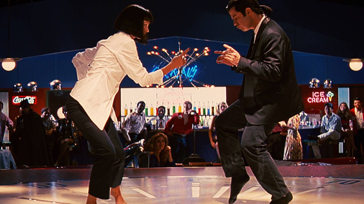 Uma Thurman y John Travolta en la famosa escena del baile | Miramax