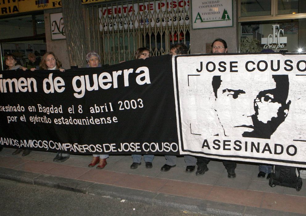Foto: concentración de poyo a José Couso (Efe)