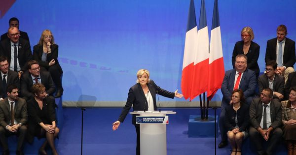 Foto: Le Pen, en el congreso nacional del partido. (EFE)