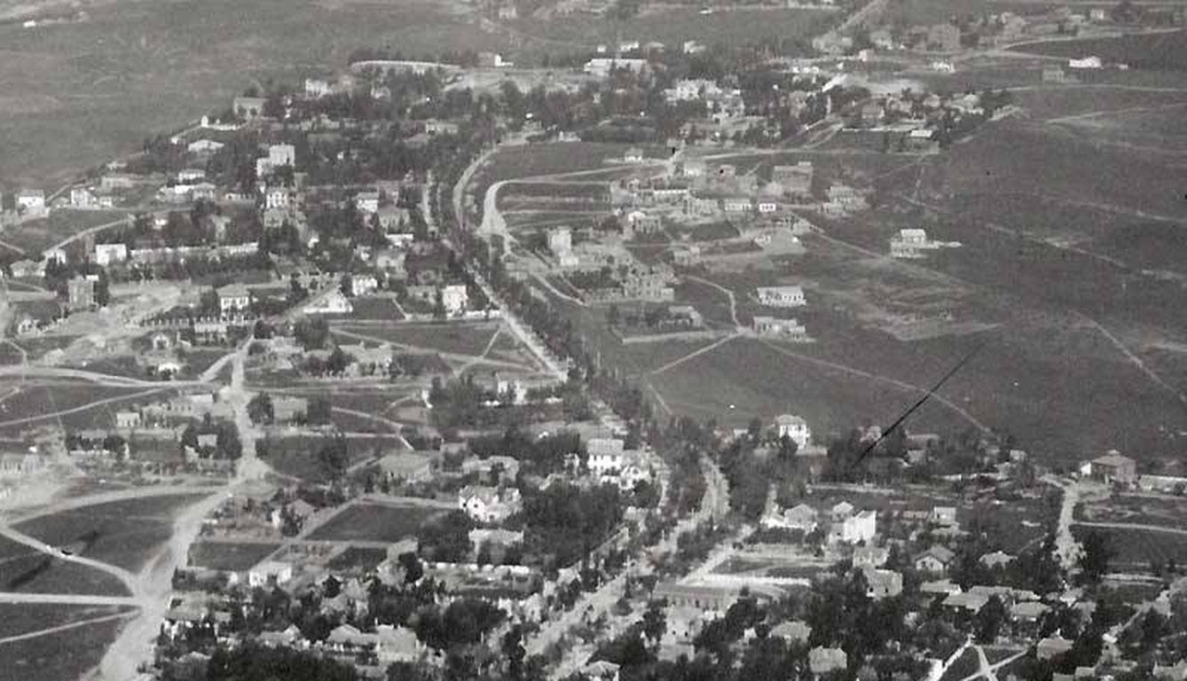 Vista áerea de Ciudad Lineal de principios de siglo XX. (Historias Matritenses Blogspot)