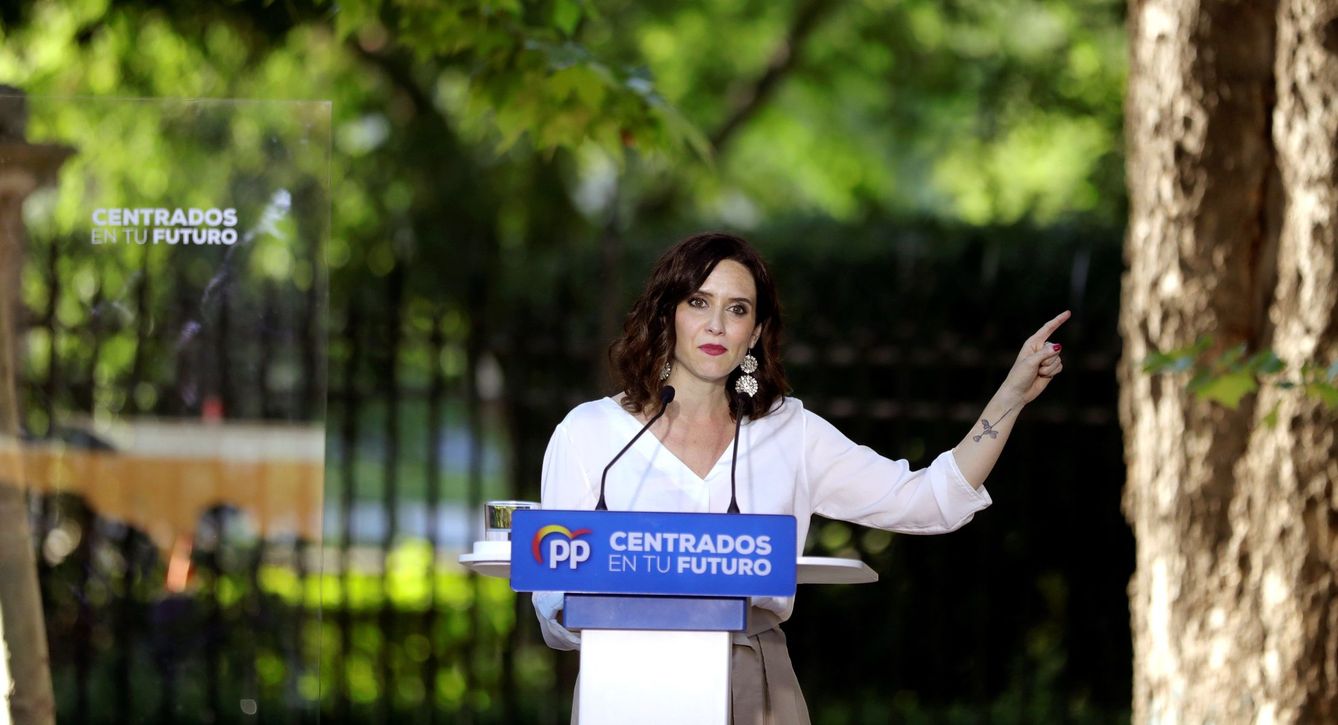 La candidata del PP a la presidencia de la Comunidad de Madrid, Isabel Díaz Ayuso. (EFE)