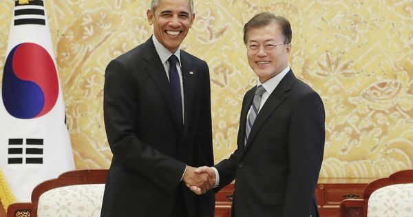 Foto: El expresidente estadounidense Barack Obama durante su visita a Seúl. (EFE)