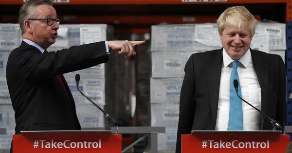 Foto: Boris Johnson y Michael Gove en 2016. (Reuters)