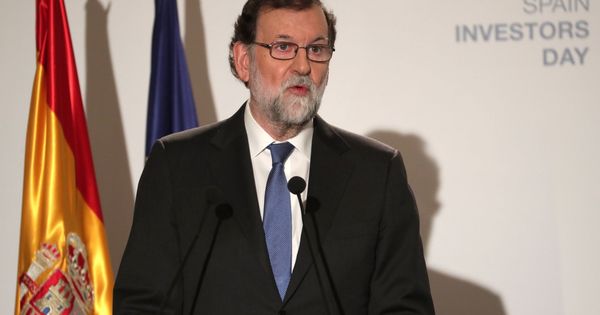 Foto: Mariano Rajoy,durante su intervención hoy en la inauguración de la VIII edición del Spain Investors Day
