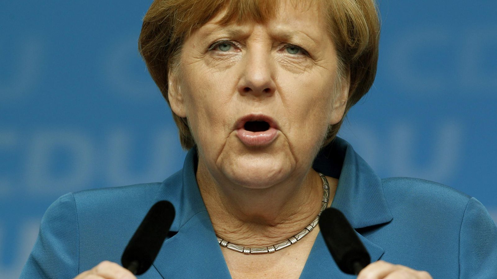 Foto: - La canciller alemana, Angela Merkel. (EFE)