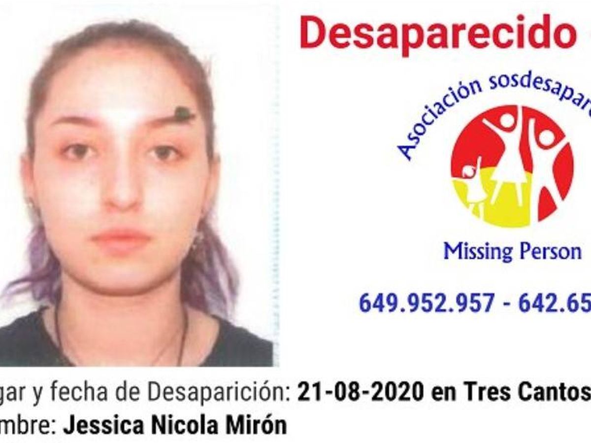 Foto: Jessica Nicola, la adolescente de 15 desaparecida. Foto: SOS Desaparecidos