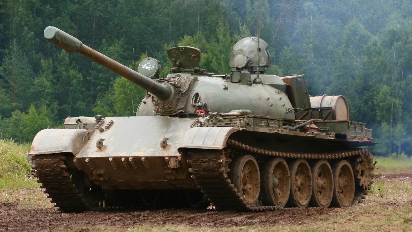 Reliquias del pasado. Un T-55 visto en 2018. (Adam Hauner)