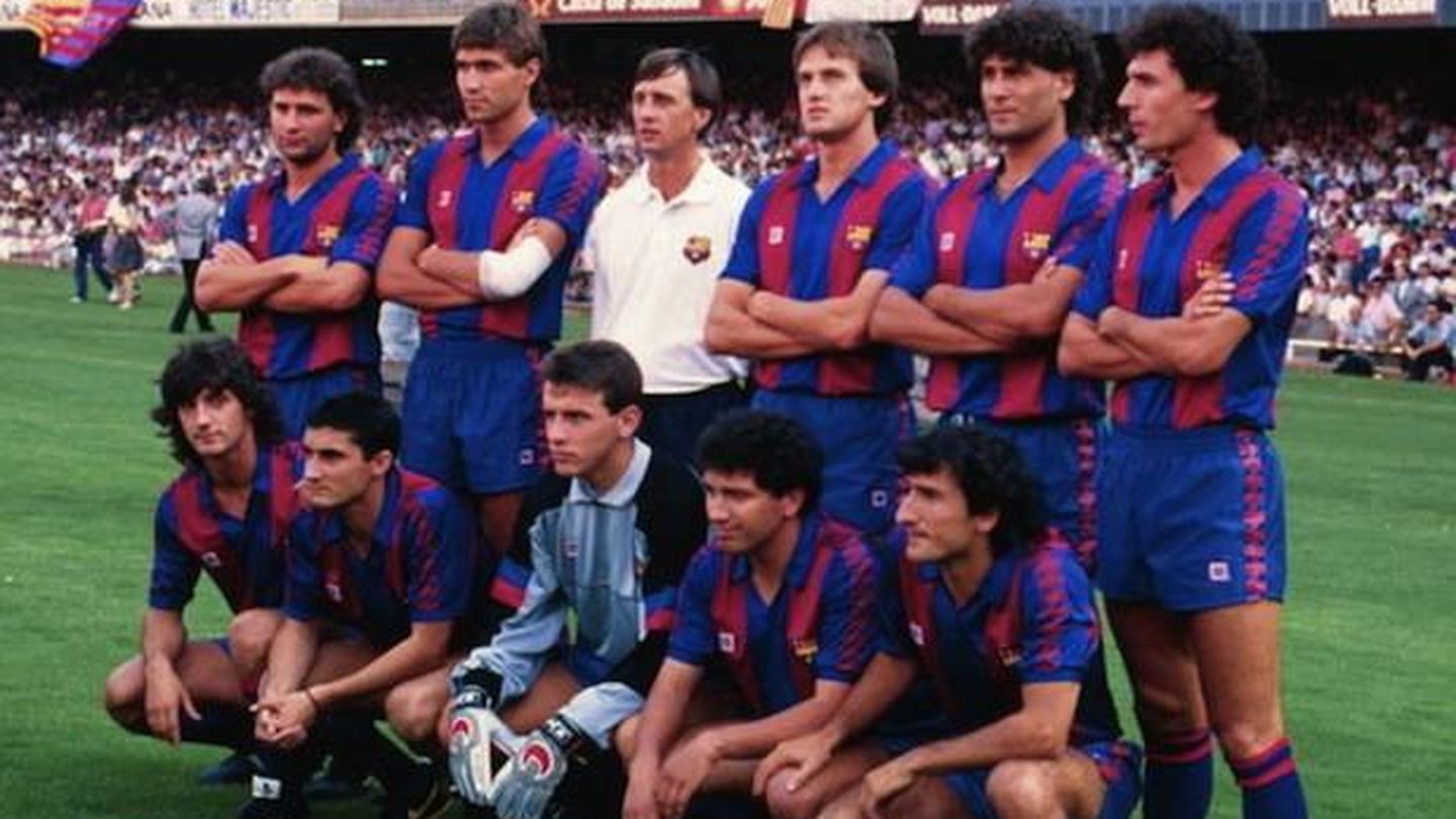Los 11 fichajes de Johan Cruyff cuando llegó al Barça. (Imagen de archivo)