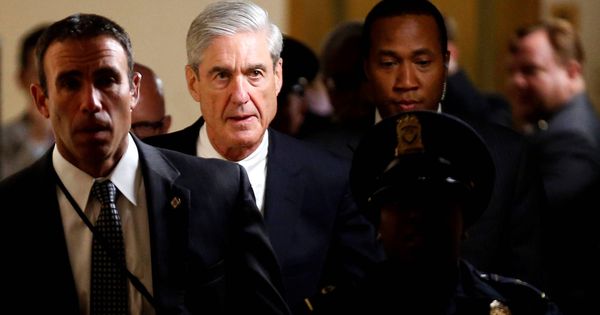 Foto: El fiscal especial Robert Mueller tras informar al Senado de la investigación sobre la trama rusa. (Reuters) 
