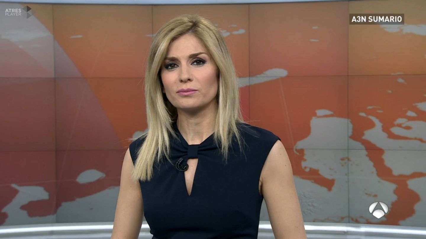 Sandra Golpe, presentadora de 'Antena 3 noticias 1'.