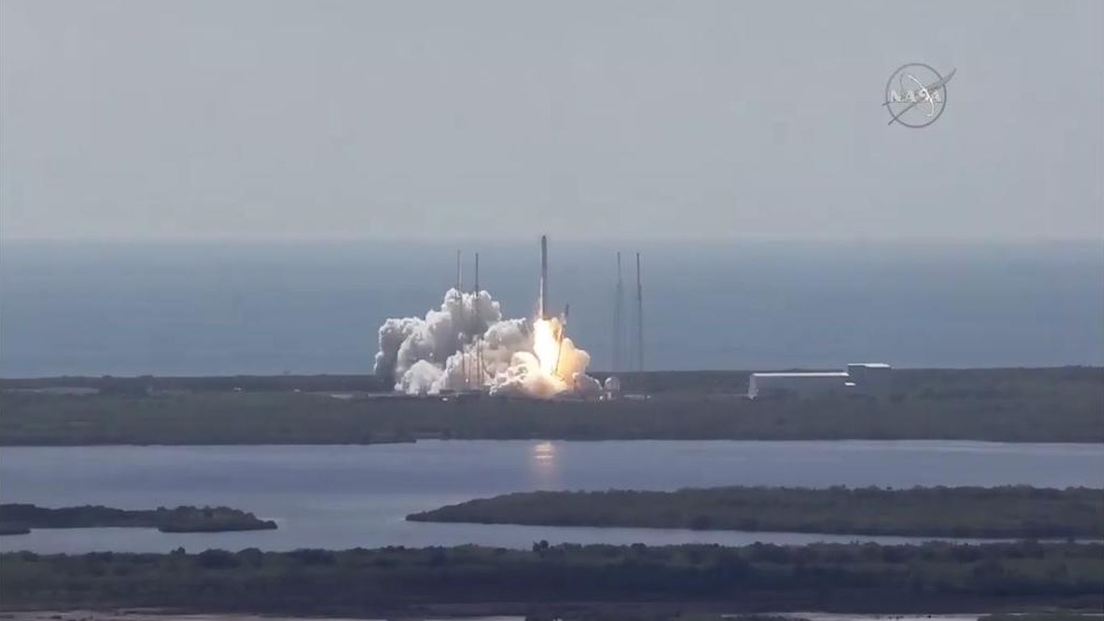 Foto: El cohete de SpaceX despega desde Florida. (Foto: @NASA)