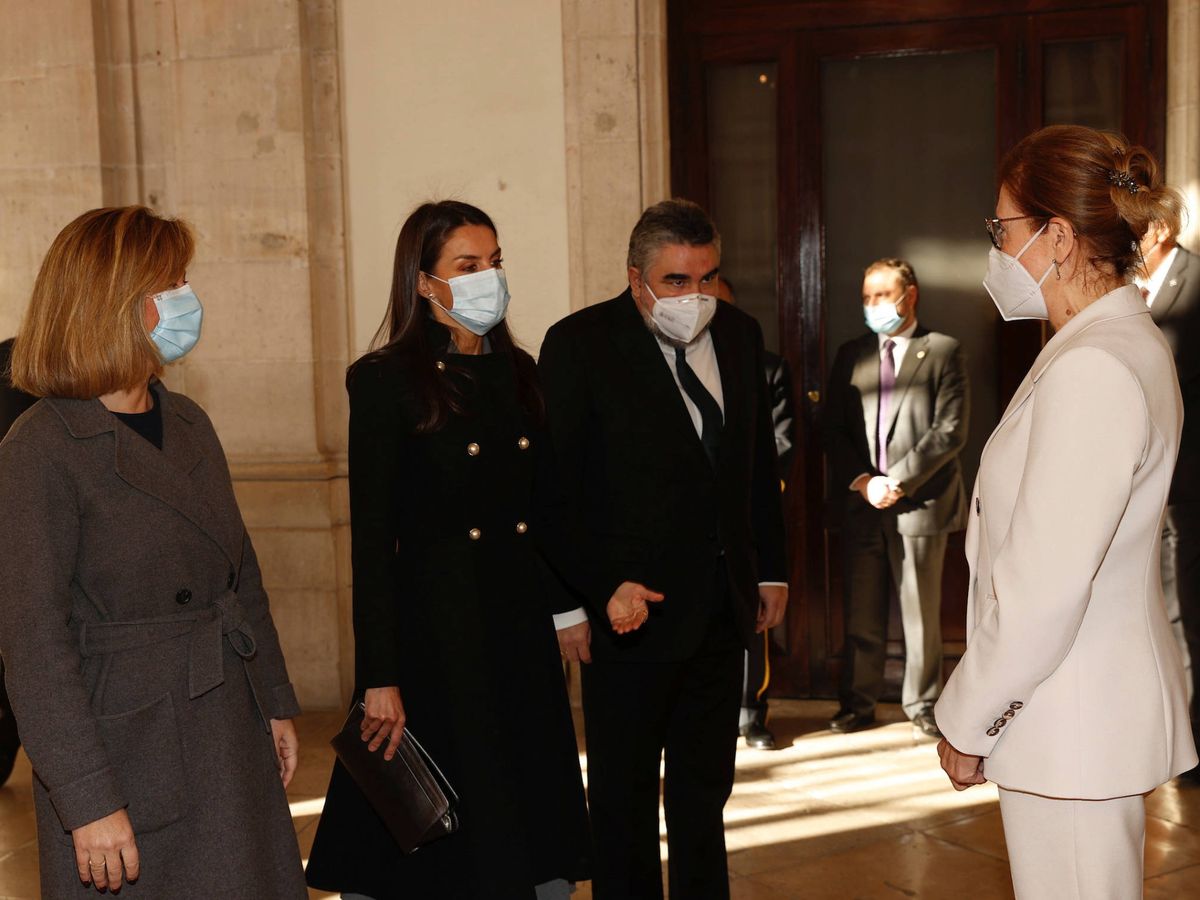 Foto: La reina Letizia, en el Palacio Real. (LP)