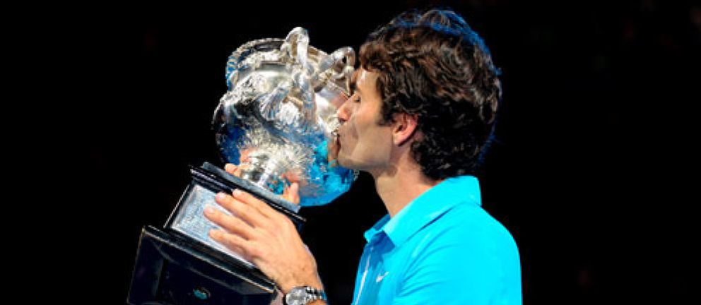 Foto: Federer vence a Murray y gana el Abierto de Australia