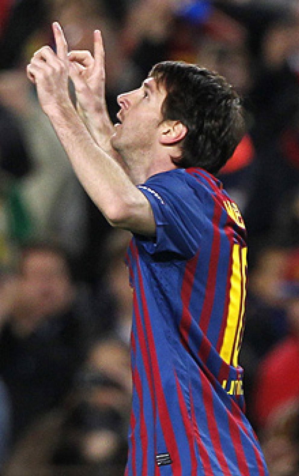 Foto: Sobrenatural Messi: el primer jugador de la historia en marcar cinco goles en la Champions