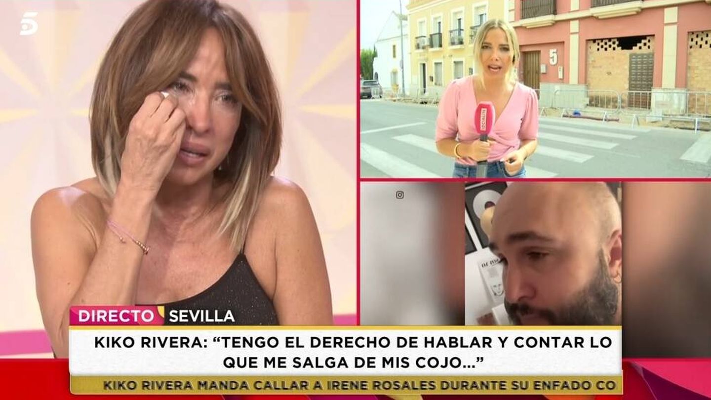 María Patiño, en 'Socialité'. (Telecinco).