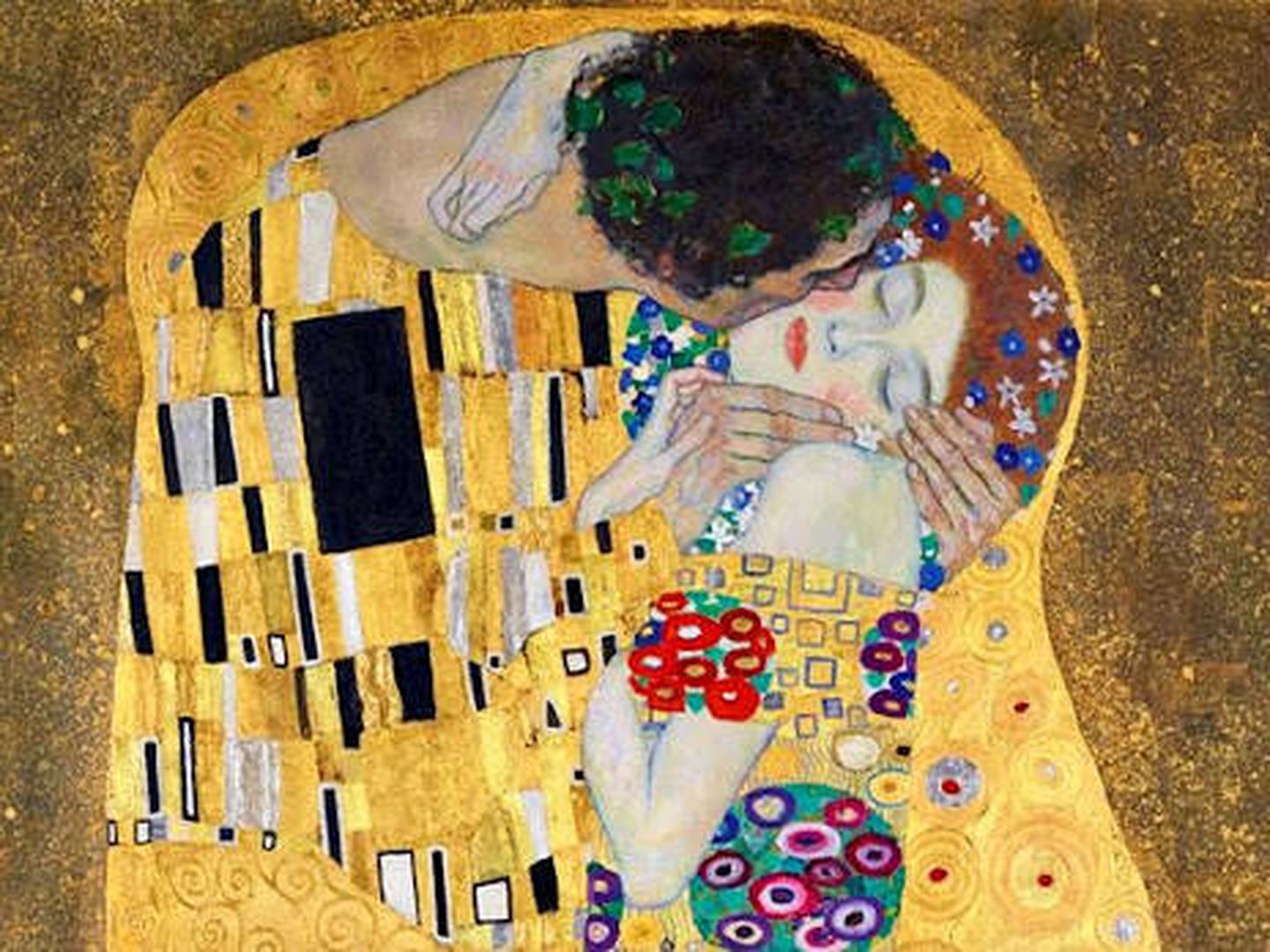'El beso' de Gustav Klimt.