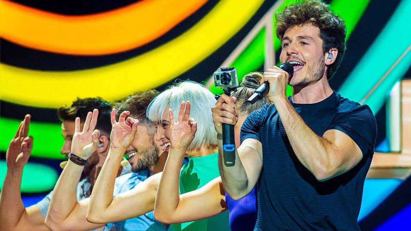 Miki Núñez, en el Festival de Eurovisión 2019. (RTVE)