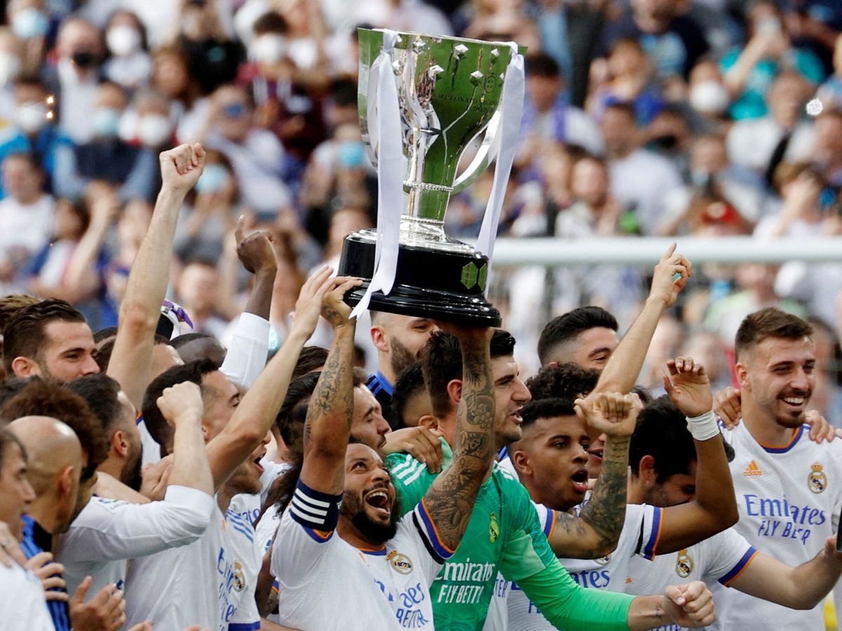 Foto: El Real Madrid se proclamó campeón a falta de cuatro jornadas. (Reuters)