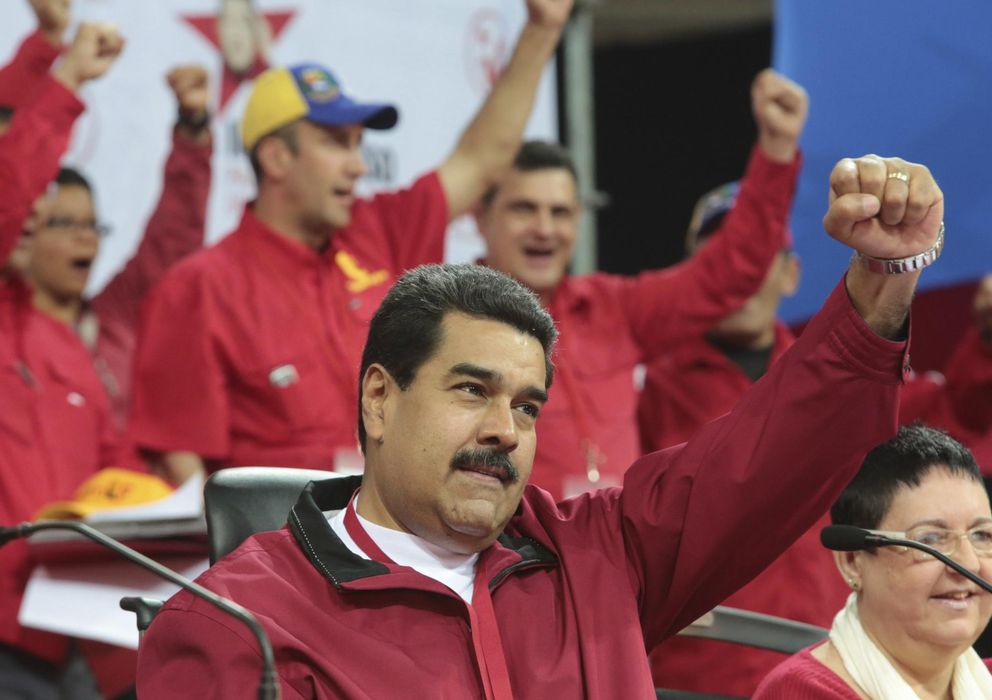 Foto: El presidente de Venezuela, Nicolás Maduro, durante un acto con militantes del gobernante Partido Socialista Unido (PSUV) en Caracas (Reuters).