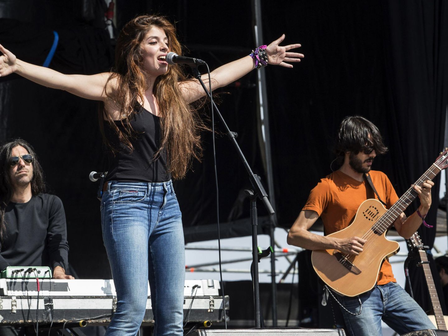 La cantante de flamenco y pop rock Soleá Morente, en concierto. (EFE)