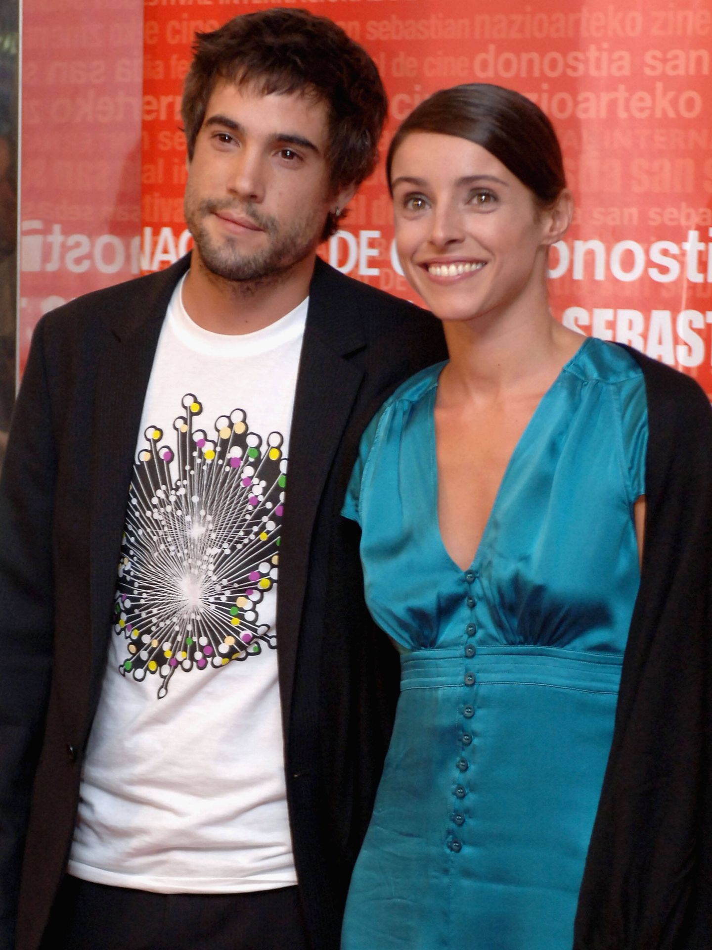 Unax Ugalde, junto a Ingrid Rubio en 2005. (Getty)