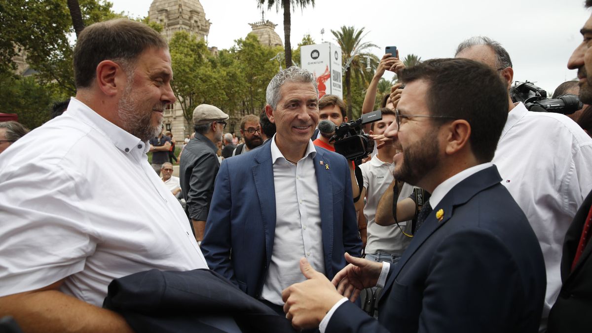 Aragonès y Junqueras reivindican historia, trayectoria y peso de ERC en el independentismo