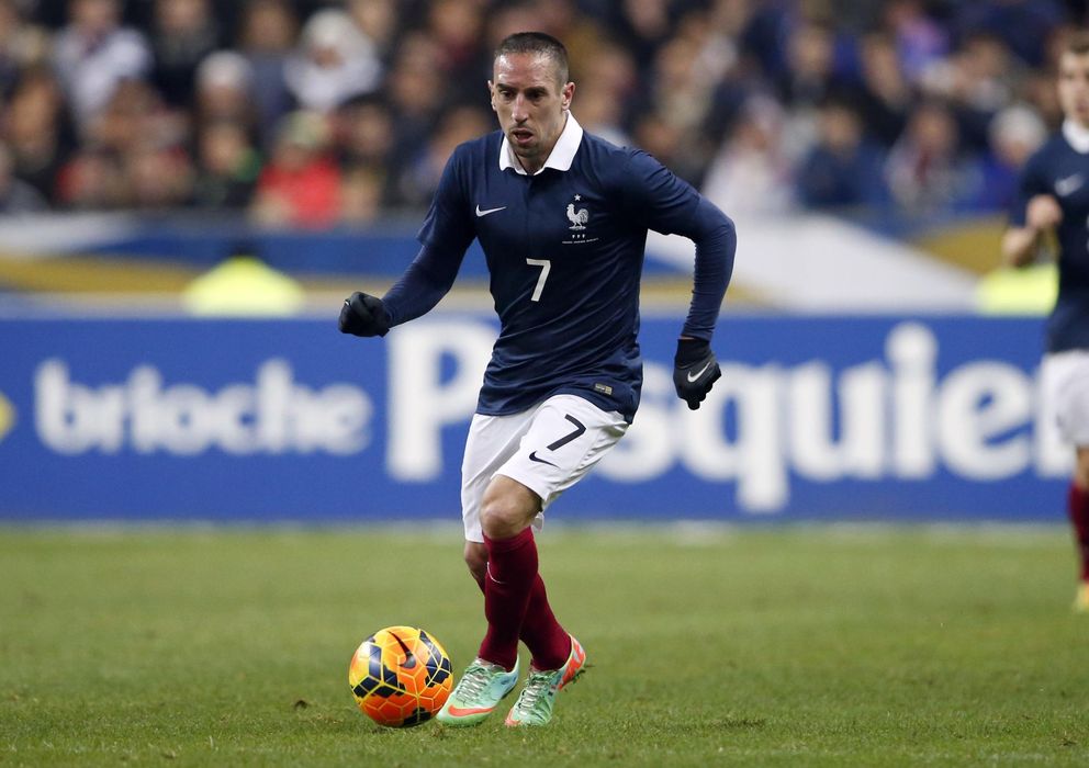Foto: Ribéry no pudo estar en el Mundial de Brasil (Reuters).