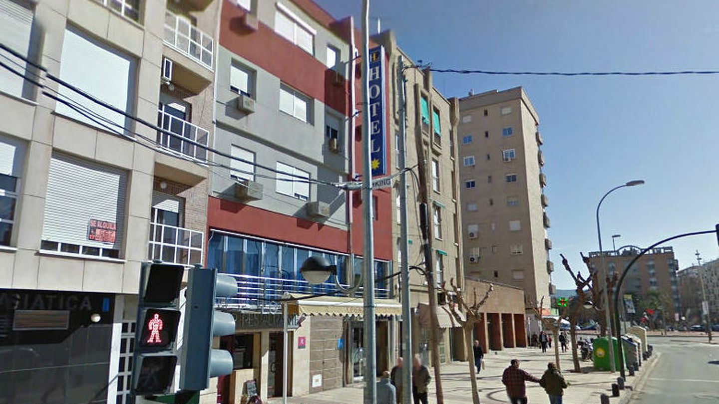 El hostal de Murcia en el que ha sido detenido el pederasta