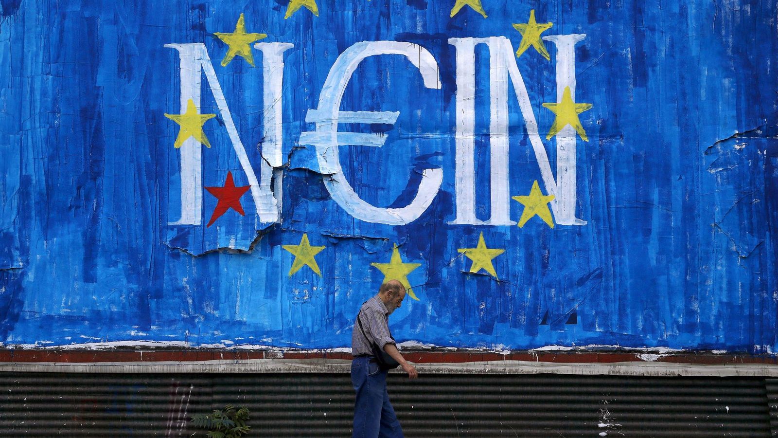 Foto: Imagen de un graffiti en Atenas
