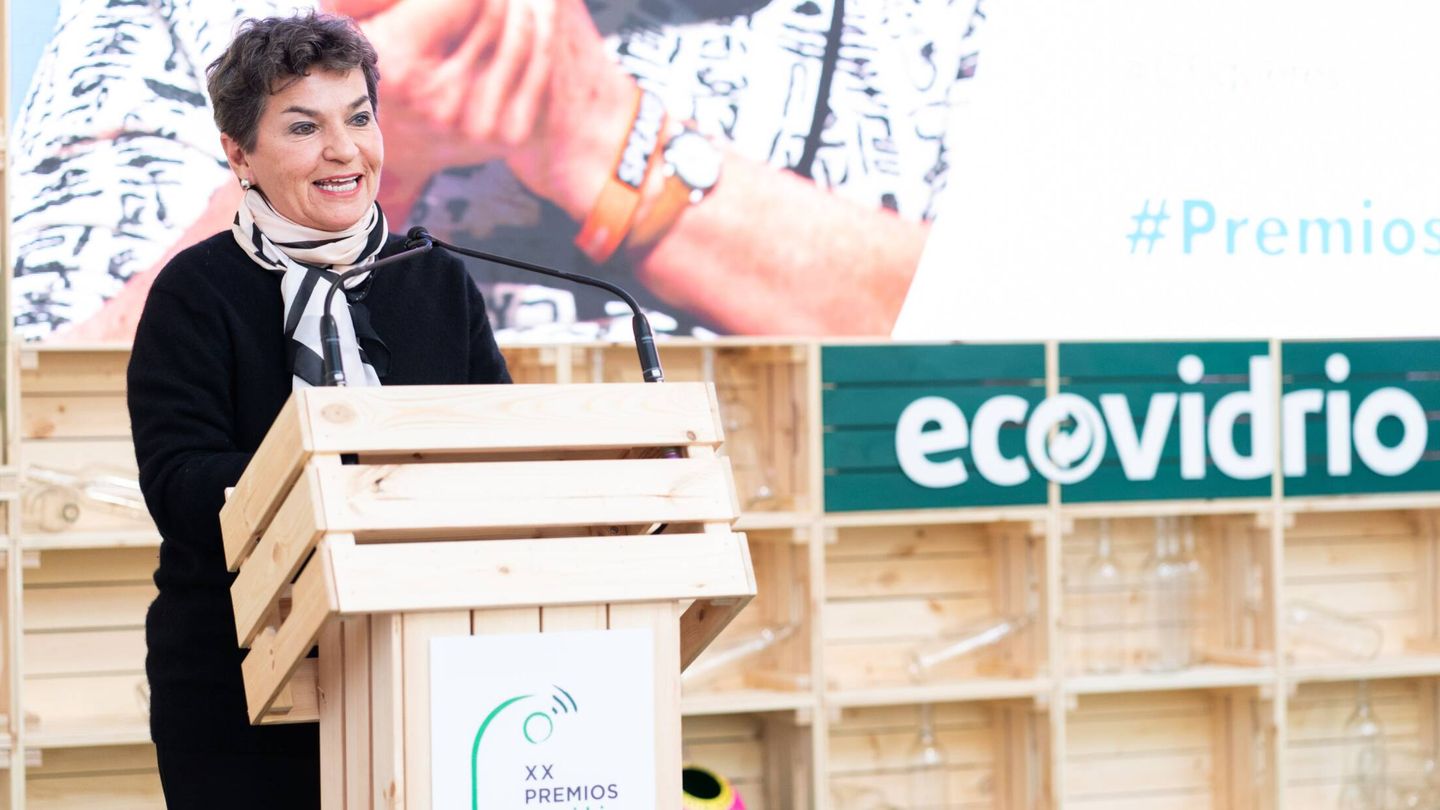 Christiana Figueres, exsecretaria ejecutiva de la Convención Marco de las Naciones Unidas sobre el Cambio Climático, fue premiada en la XX edición de los Premios Ecovidrio. (Cortesía)