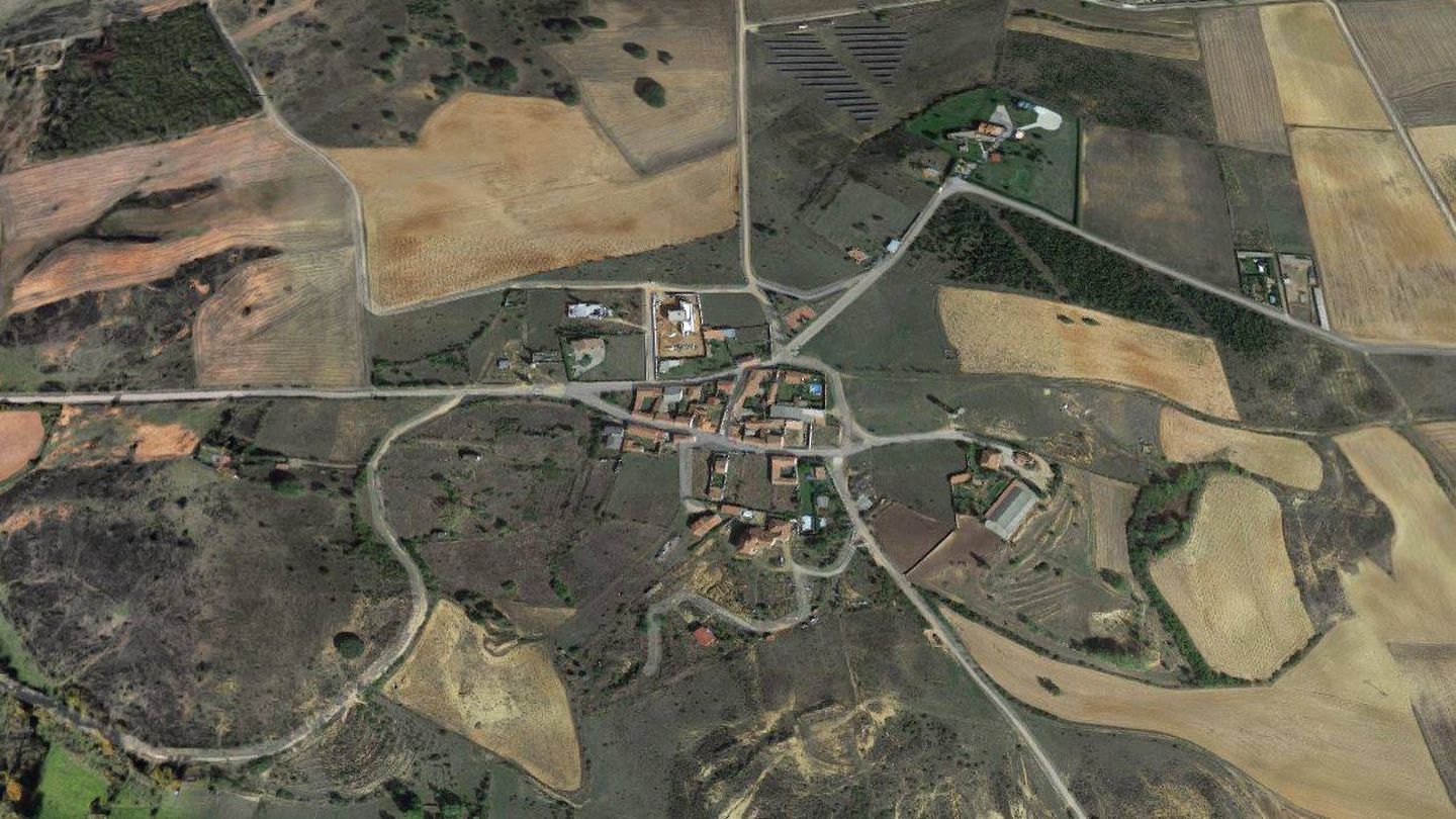 Golpejar de la Sobarriba (Valdefresno), pueblo de Jesús Calleja. (Google Maps)