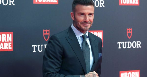 Foto: David Beckham, este lunes en Madrid. (EFE)