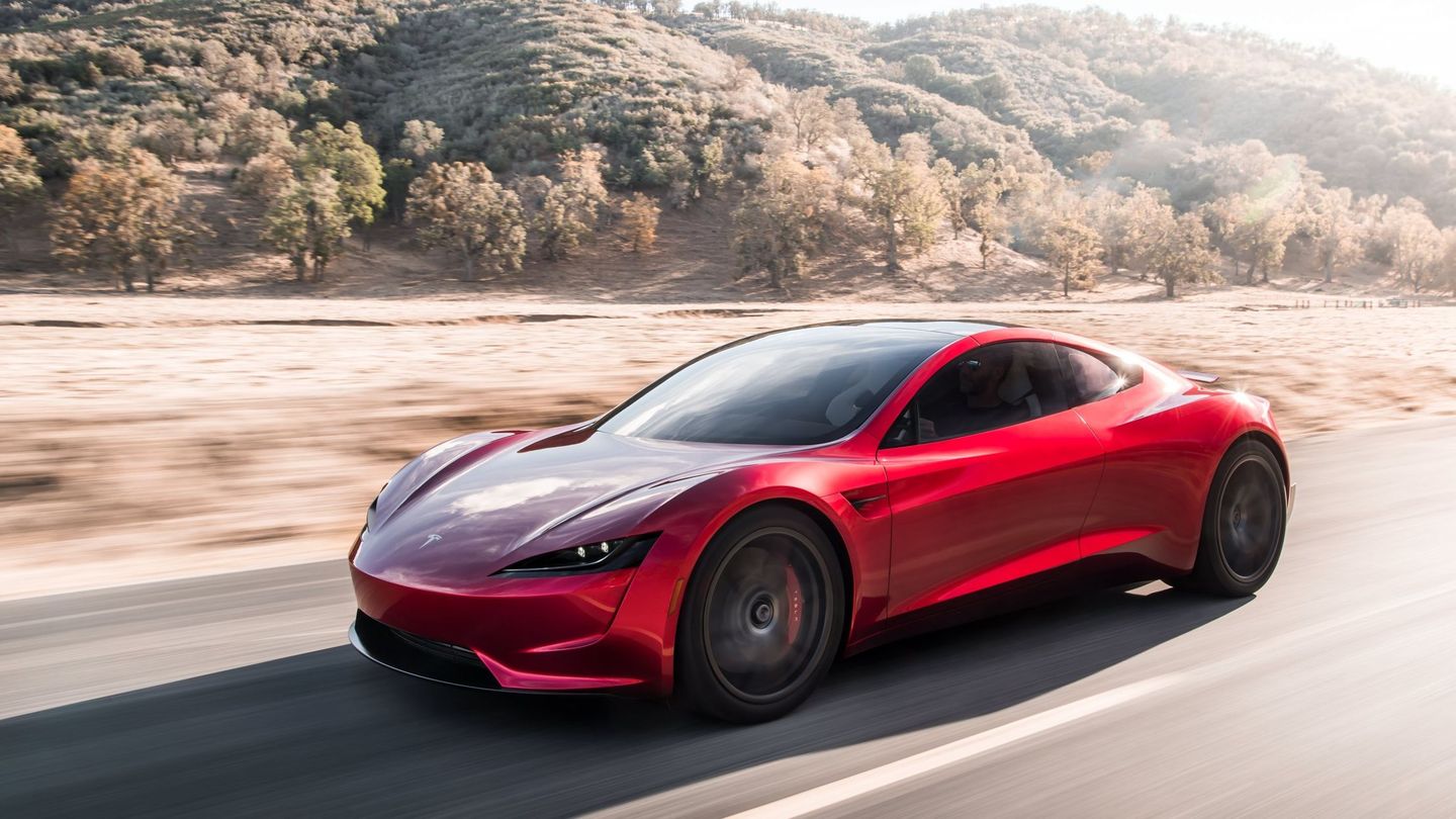 Un prototipo del nuevo deportivo eléctrico Roadster de Tesla. (EFE)