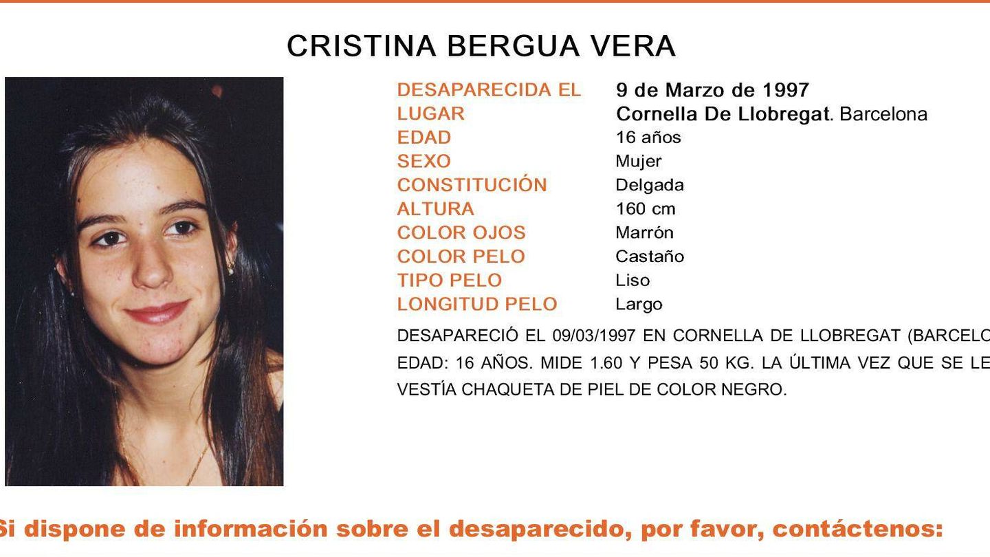 Descripción de Cristina Bergua. Fuente: Ministerio de Interior