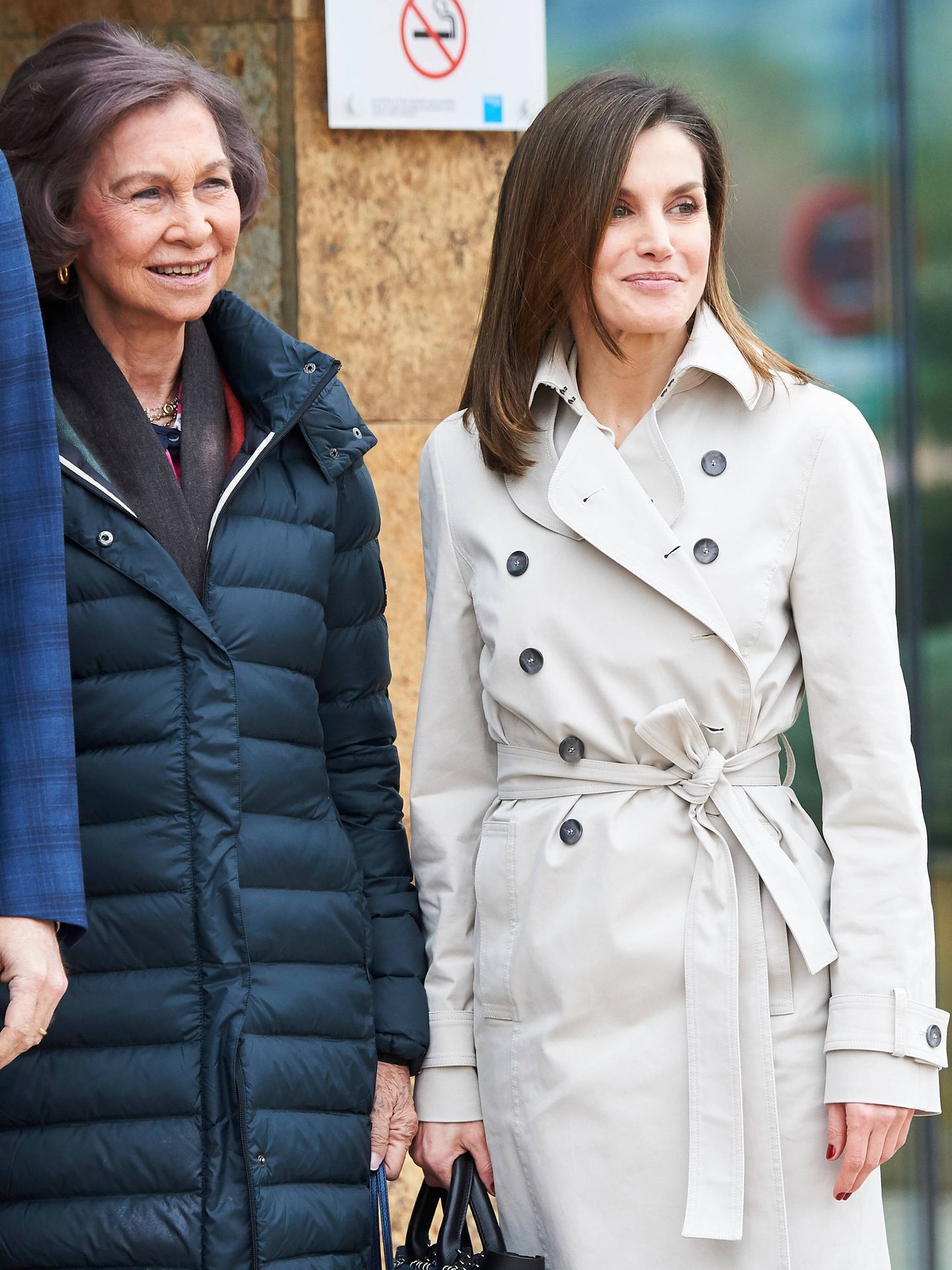 La reina Letizia, junto a la reina emérita Sofía. (LP)
