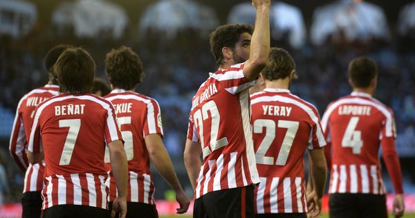 Foto: Los jugadores del Athletic celebran un gol durante la pasada temporada. (Cordon Press)
