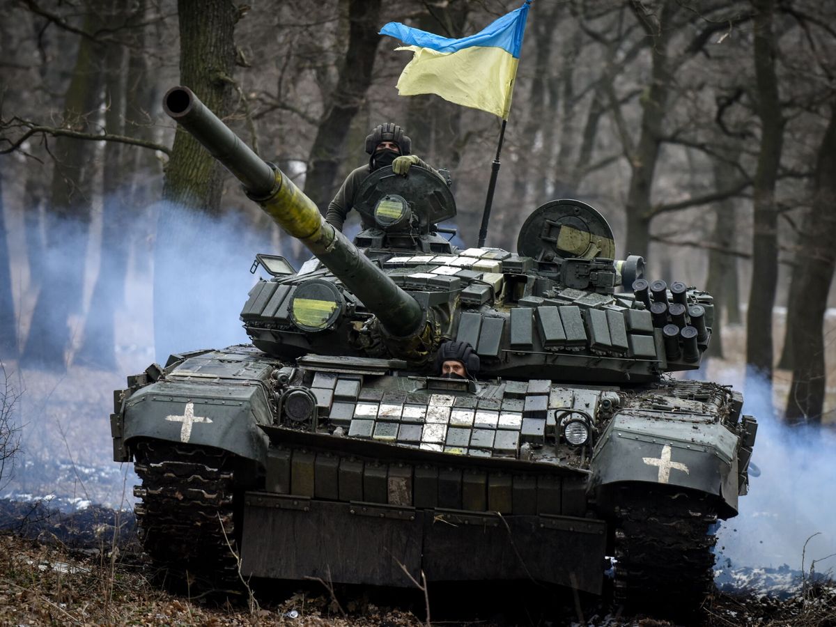 Foto: Tanque T-72 ucraniano en Bajmut. (Reuters)