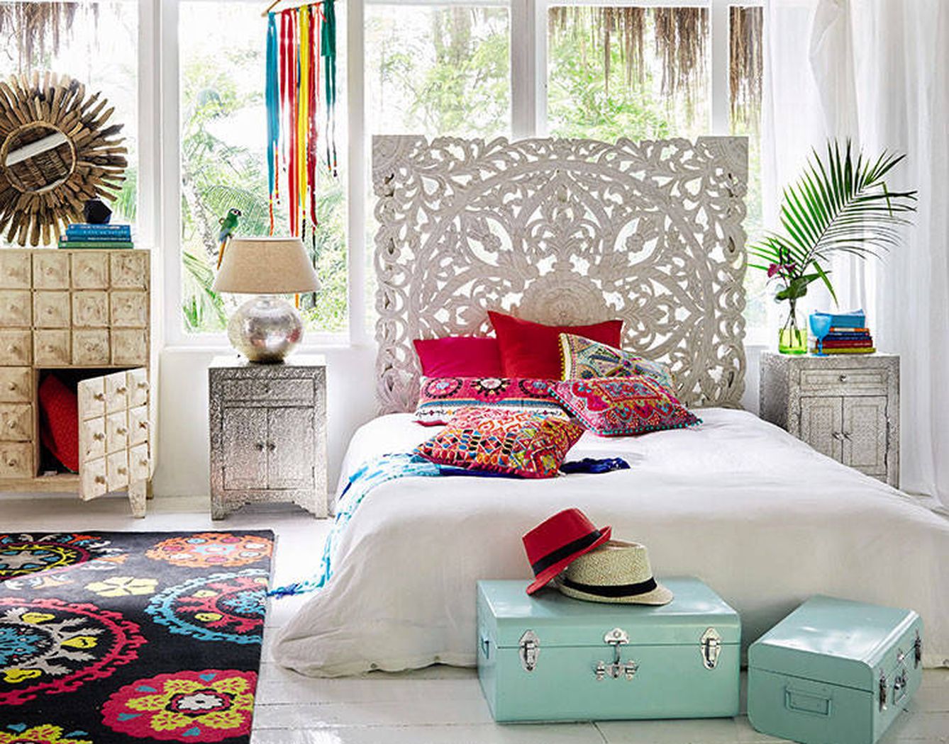 Muebles con aires marroquíes o hindúes, todo lo artesano cabe en el 'boho chic' (Maisons du Monde)