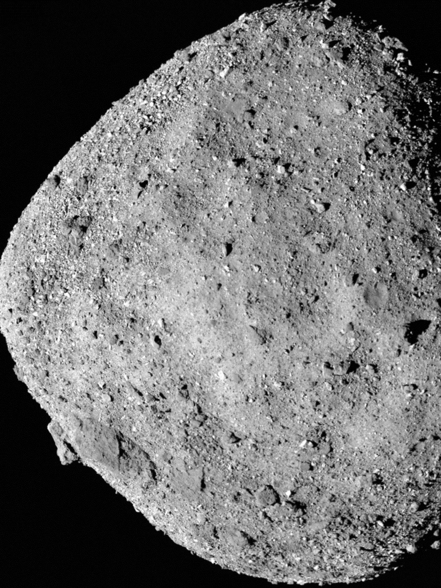 El asteroide Bennu.