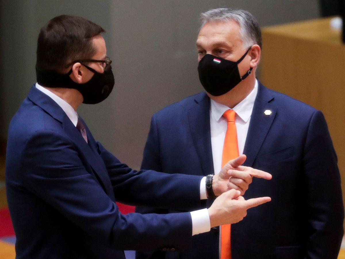 Foto: Viktor Orbán y el primer ministro polaco, Mateusz Morawiecki. (Reuters)