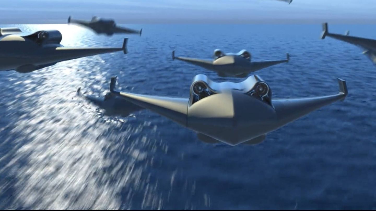 Enjambres de drones para guerras de desgaste gobernadas por IA (Valkyrie Aerospace)