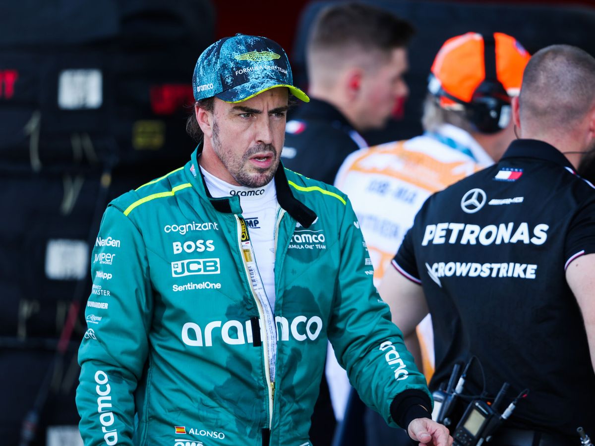 Foto: Fernando Alonso, durante el GP de Miami 2024. (Antonin Vincent/DPPI/AFP7)