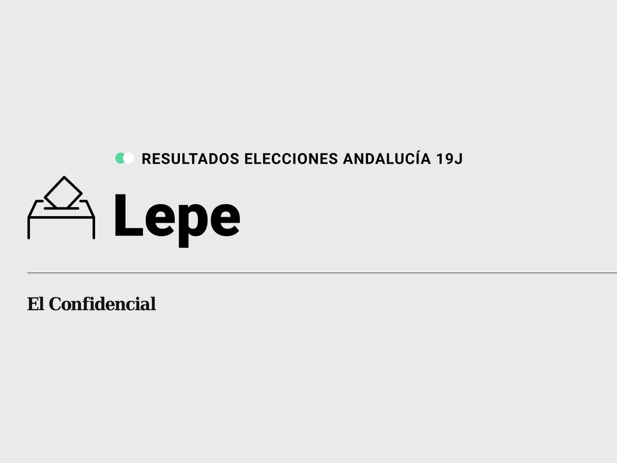 Foto: Resultados en Lepe, Huelva, de las elecciones de Andalucía 2022 este 19-J (C.C./Diseño EC)